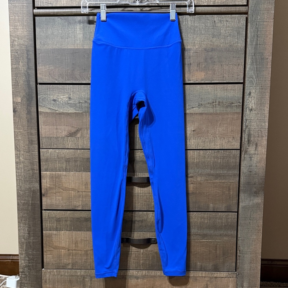 Comfrt Blue High-Waist Leggings